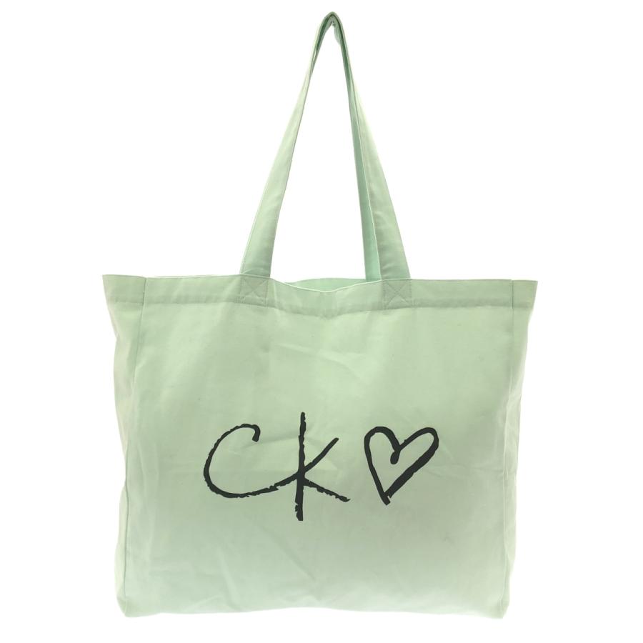 カルバンクライントートバッグ ブルー 希少/大容量 カルバンクライン