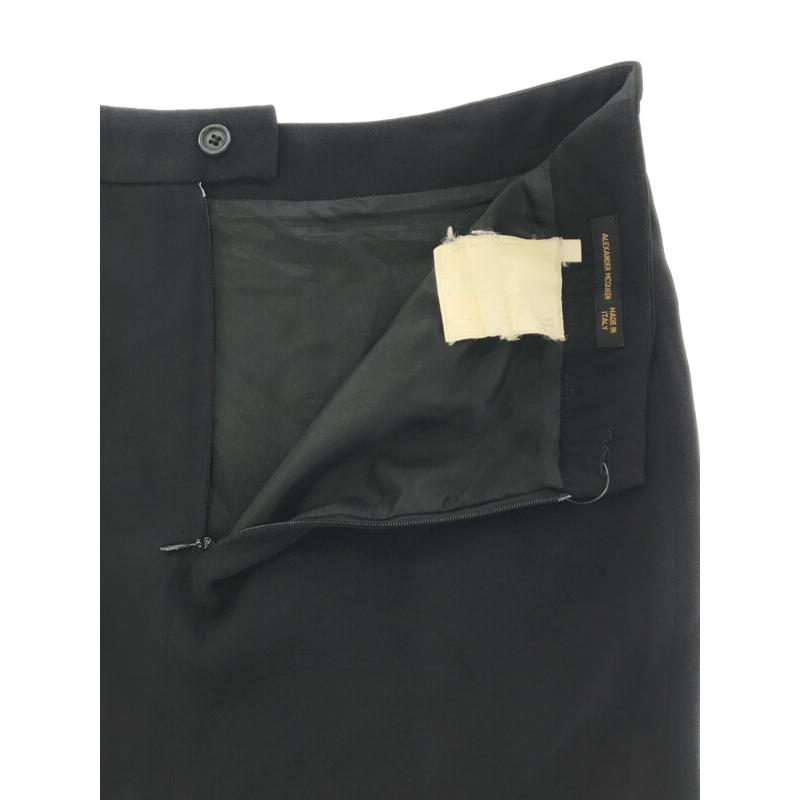 最終価格 未使用 ALEXANDER McQUEENマックイーン 黒スカート40 スカート | ミディ＆ミニスカート