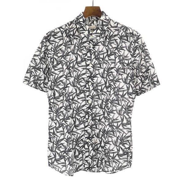 MARC JACOBS マーク ジェイコブス 16SS 総柄半袖シャツ ブラック 48 