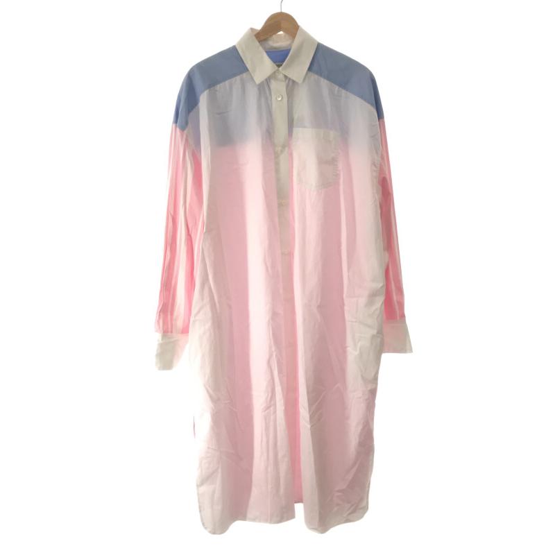 メゾンキツネ 22AW COLORBLOCK SHIRT DRESS MAISON KITSUNE（メゾン キツネ） 22AW COLORBLOCK SHIRT DRESS マルチ
