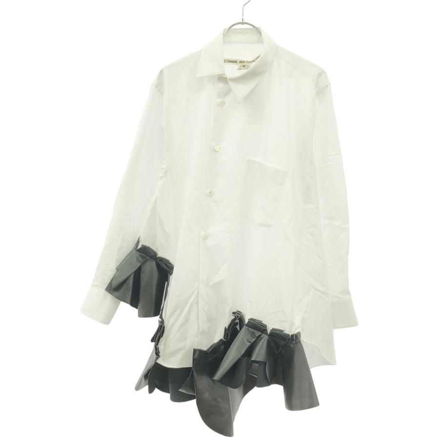 COMME des GARCONS（コムデギャルソン） 24AW フェイクレザーフリル 