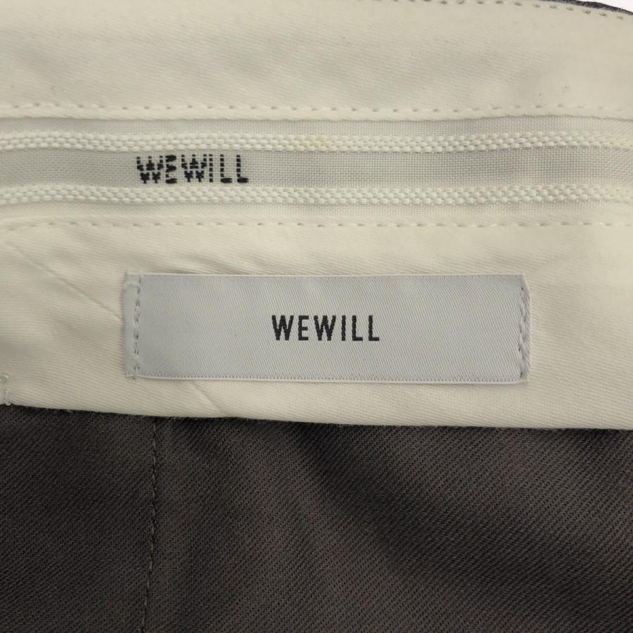 WEWILL ウィーウィル 22AW FLAT WAIST TROUSERS トラウザーパンツ W