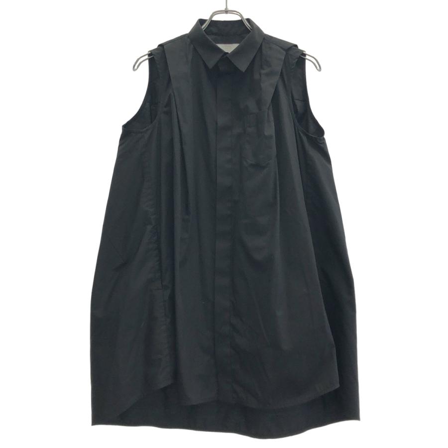 sacai（サカイ） 24SS ノースリーブロングシャツ ワンピース 24-07304