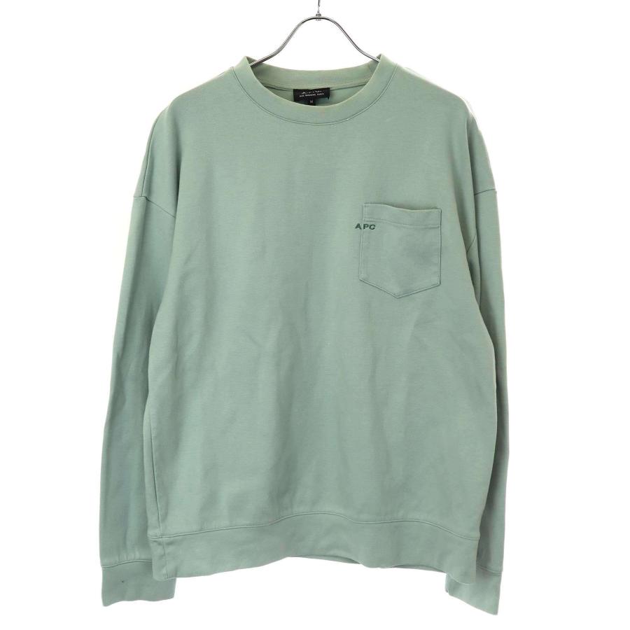A.P.C.（アーペーセー） A.P.C ロゴ刺繍クルーネックスウェット 