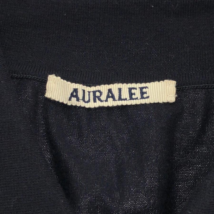 AURALEE オーラリー 23SS SUPER HIGH GAUGE COTTON KNIT POLO ニットポロ A23SP03PD ネイビー 5 IT0L5VTWHS6O_2