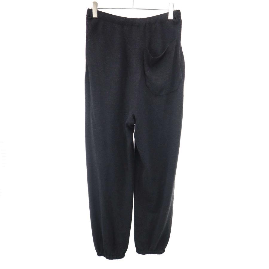 COMOLI（コモリ） 24SS ウール和紙ニットパンツ Z01-06009 チャコール