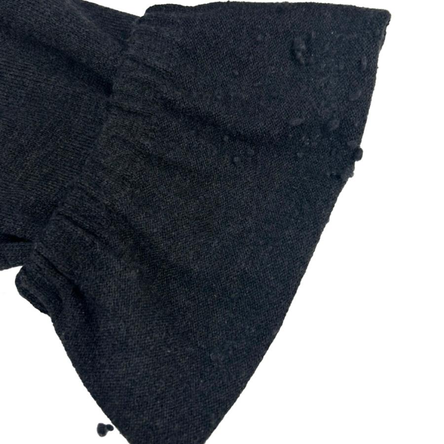COMOLI（コモリ） 24SS ウール和紙ニットパンツ Z01-06009 チャコール