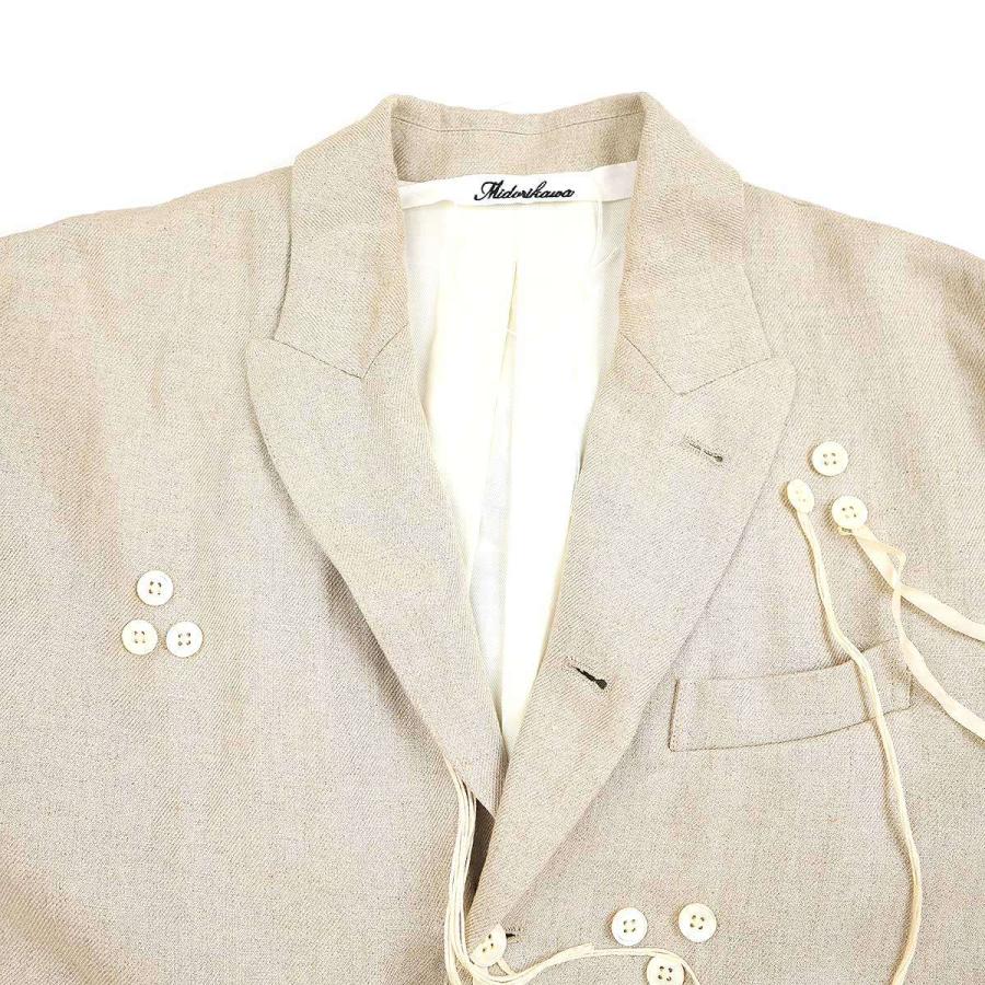 Midorikawa ミドリカワ 24SS BUTTON LINEN JUMP SUITS ボタン Midorikawa ミドリカワ 24SS BUTTON LINEN JUMP SUITS ボタン