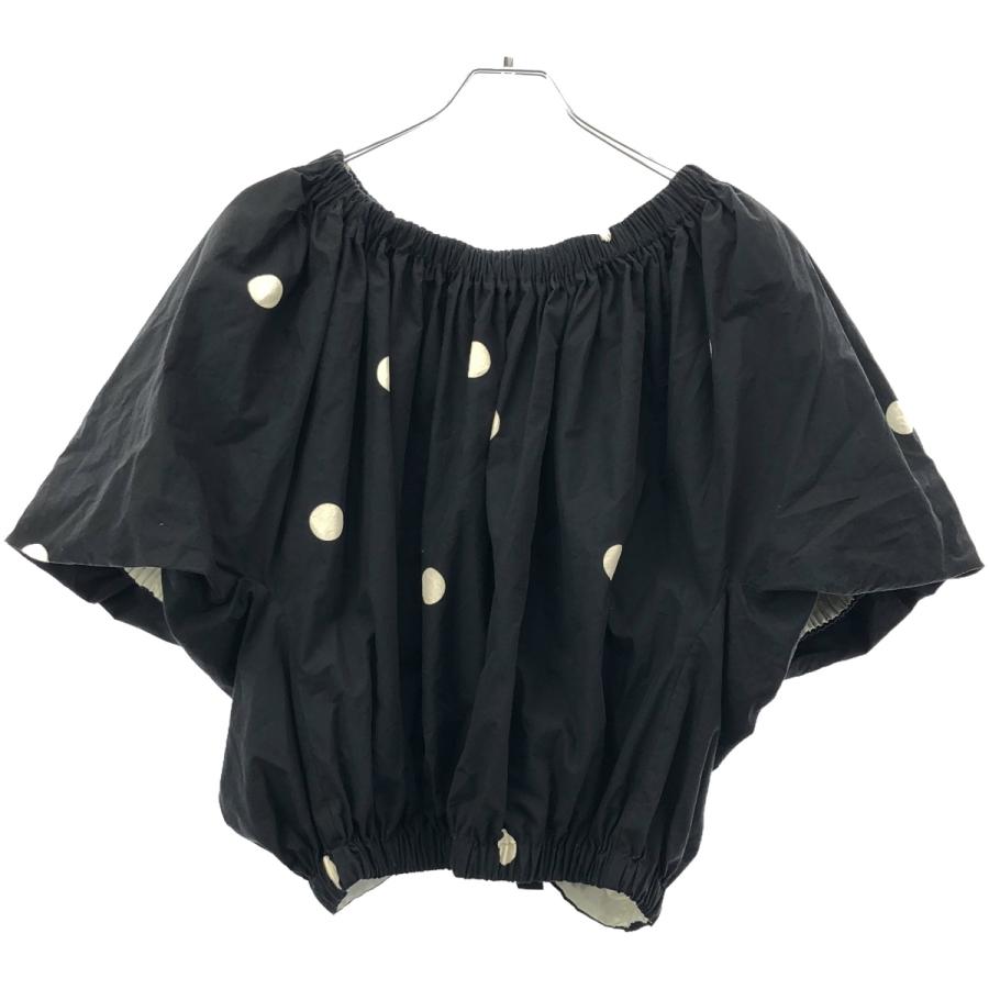 DRIES VAN NOTEN ブラック　ブラウス　シャツ　フリル DRIES VAN NOTEN ブラック ブラウス シャツ フリル