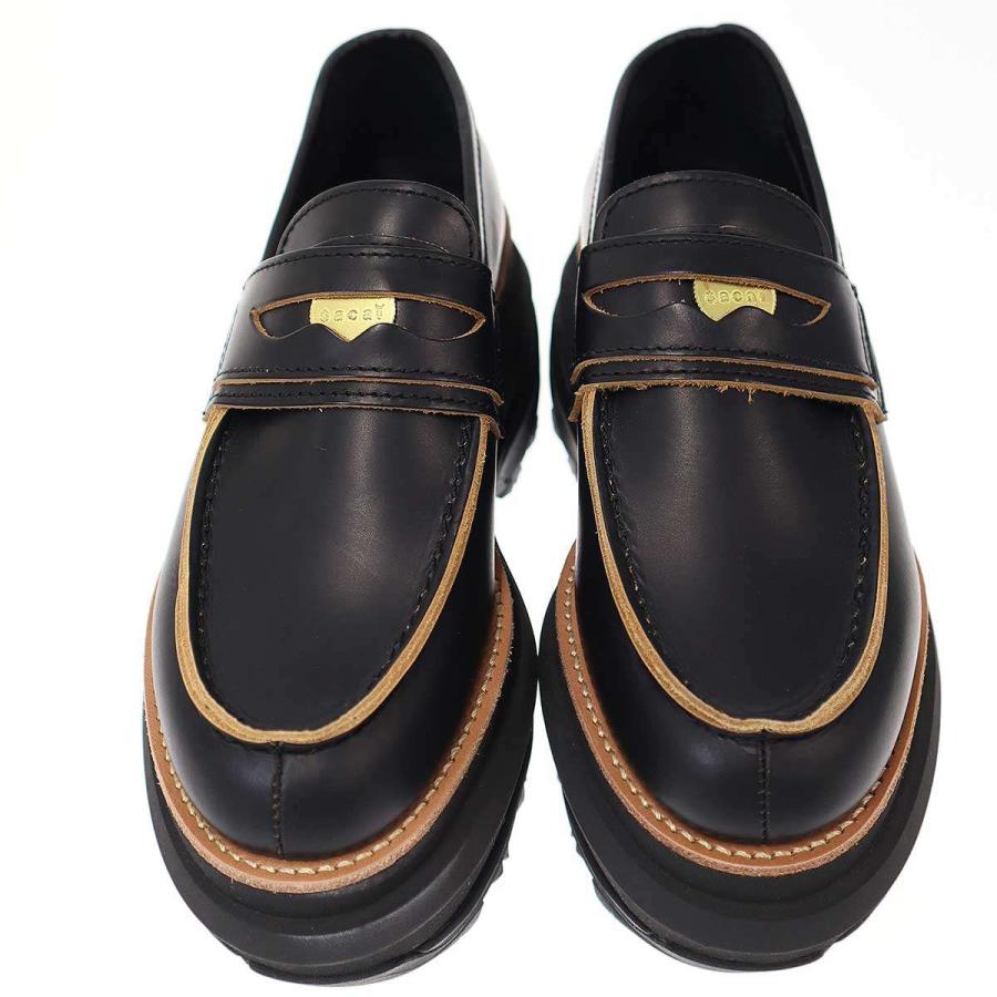 sacai（サカイ） Coin Loafer プラットフォームコインローファー