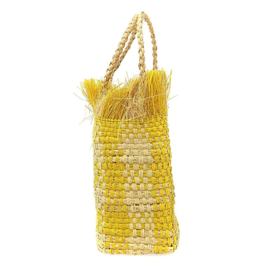 MARNI（マルニ） MARKET マーケット ラフィア トートバッグ イエロー 