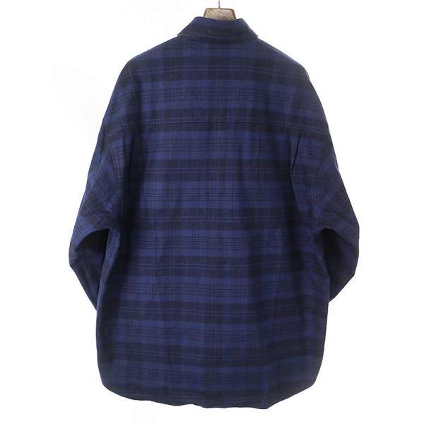 BALENCIAGA バレンシアガ 22AW REVERSIBLE SHIRT フランネル BALENCIAGA バレンシアガ 22AW REVERSIBLE SHIRT フランネル