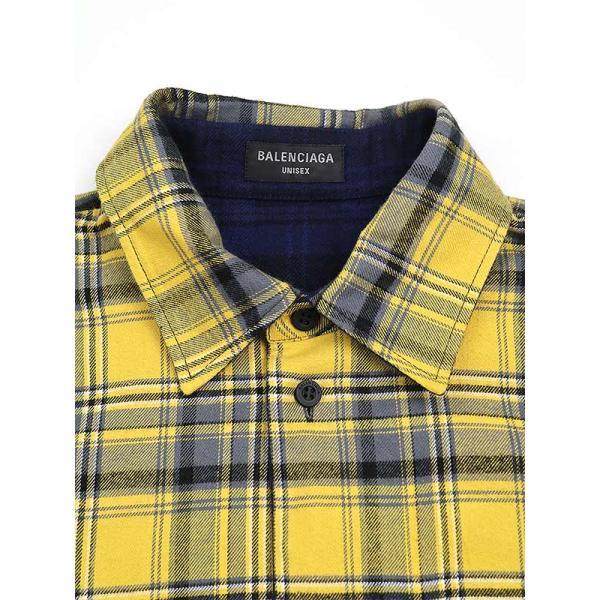 BALENCIAGA バレンシアガ 22AW REVERSIBLE SHIRT フランネル BALENCIAGA バレンシアガ 22AW REVERSIBLE SHIRT フランネル