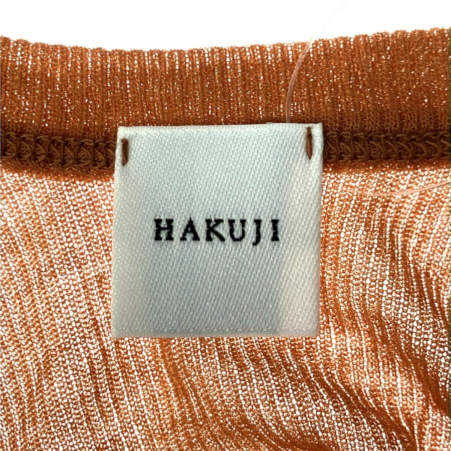 HAKUJI（ハクジ） Sheer rib リブシアートップス カットソー H232317