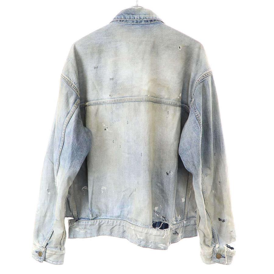 ANCELLM アンセルム 23AW CRASH DENIM JACKET type-2 クラッシュ