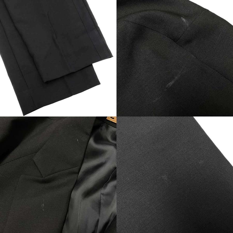 SCYE サイ SAMPLE ウールタキシードロングジャケット&パンツ セットアップ ブラック 38 IT184JY4MSYE