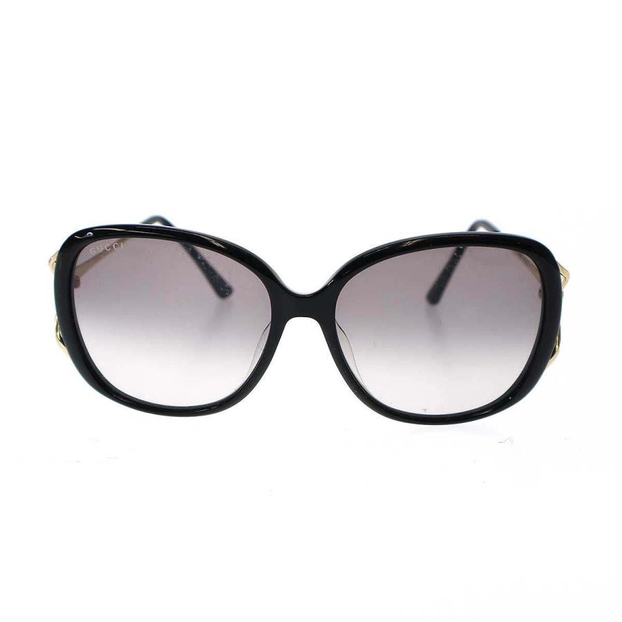 GUCCI（グッチ） サングラス GG0649SK ブラック×ゴールド 58□16