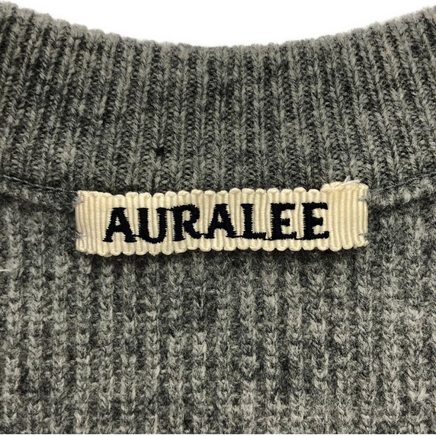 AURALEE（オーラリー） 16AW 14.5μ WOOL RIB KNIT LACE-UP P/O レース