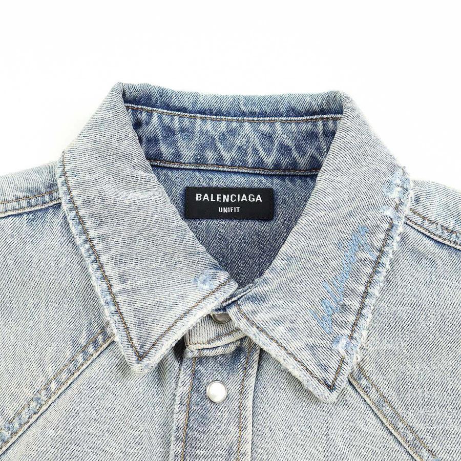 BALENCIAGA バレンシアガ 22SS オーバーサイズウエスタンデニム BALENCIAGA バレンシアガ 22SS オーバーサイズウエスタンデニム