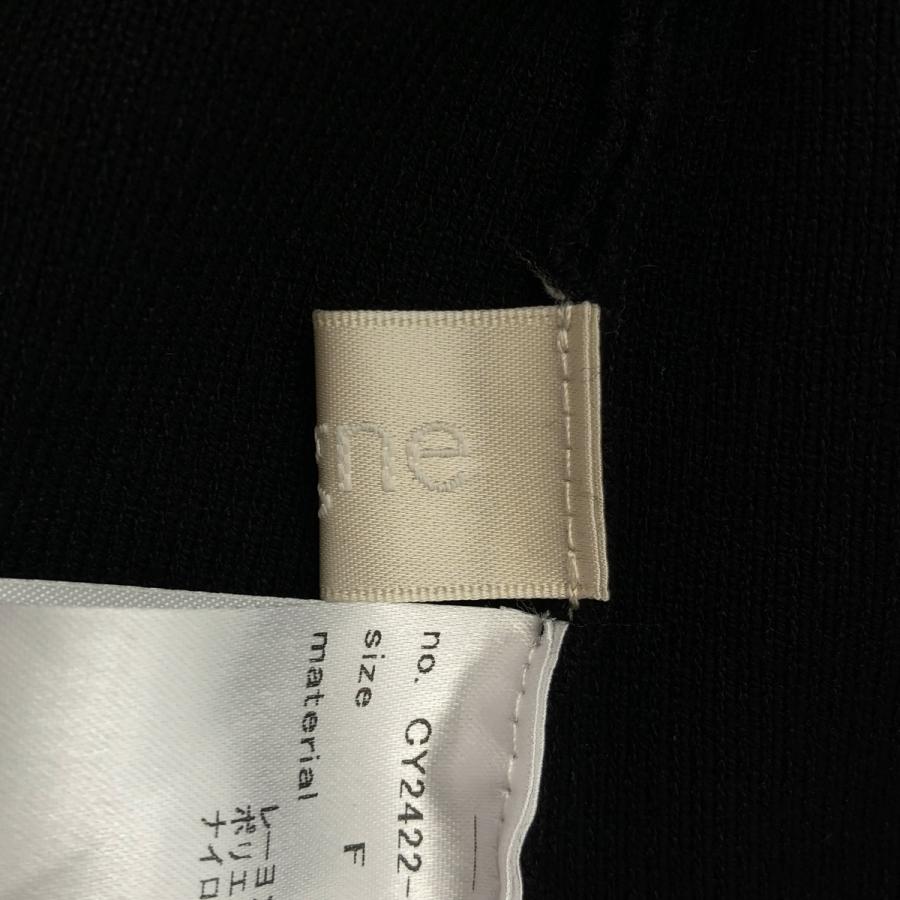 cygne シーニュ 24AW ローズタートルニット CY2422-03-110 ブラック F Sygne.（シーニュ） cygne 24AW ローズタートルニット CY2422-03-110