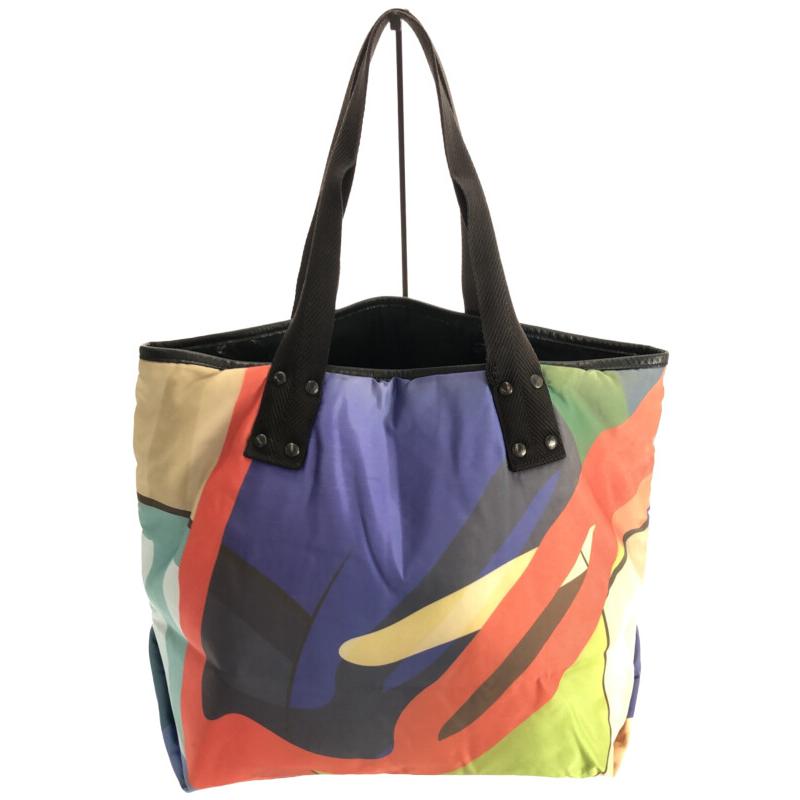 sacai×KAWS サカイ×カウズ 21AW TOTE LARGE カモフラプリントトートバッグ ミックス  21-0254S IT1D3TENLOCW｜modescape｜02