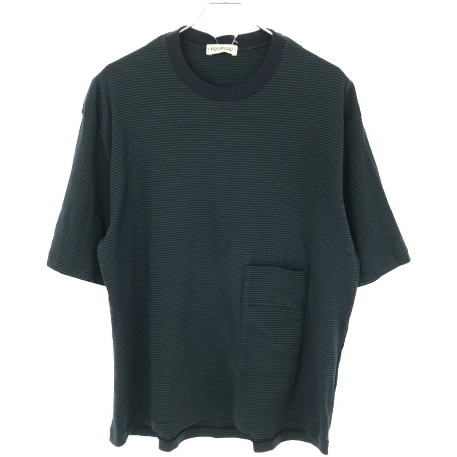 POLYPLOID ポリプロイド 23SS T SHIRT B オーバーサイズボーダー POLYPLOID ポリプロイド 23SS T SHIRT B オーバーサイズボーダー