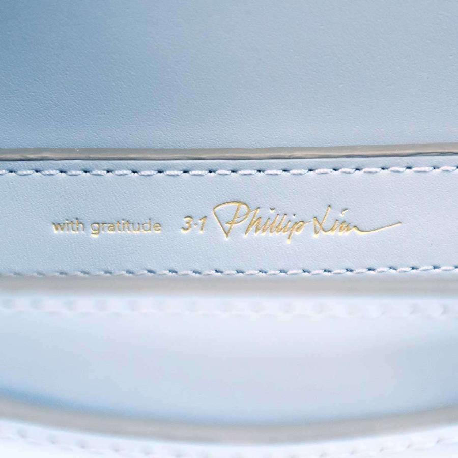 3.1 Phillip Lim スリーワンフィリップリム ファーデザイン ショルダークラッチバッグ  ブルー 3.1 Phillip Lim スリーワンフィリップリム ファーデザイン ショルダー
