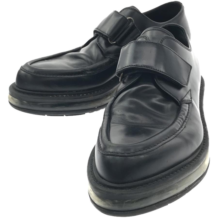 PRADA プラダ エアーソールレザーシューズ ブラック 7 1/2 