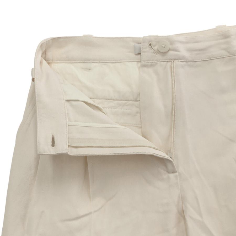 ドゥーブルメゾン ベーカリーパンツ アイボリー ドゥーブルメゾン