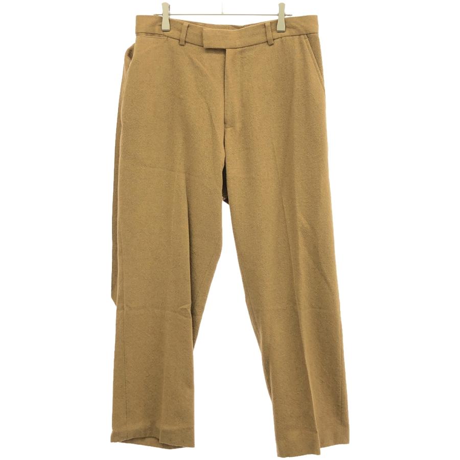 seeall ベルト付きスラックスパンツ ベージュ SEEALL シーオール ベルテッドウールスラックスパンツ SAM91-PT102