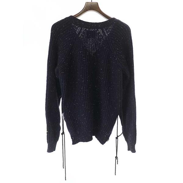 SYU.HOMME/FEMM シュウ オム フェム 21AW Laceup Knit Cardigan SYU.HOMME/FEMM シュウ オム フェム 21AW Laceup Knit Cardigan