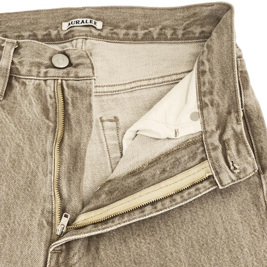 AURALEE オーラリー 22SS HARD TWIST FADED BROWN DENIMN 5P AURALEE オーラリー 22SS HARD TWIST FADED BROWN DENIMN 5P