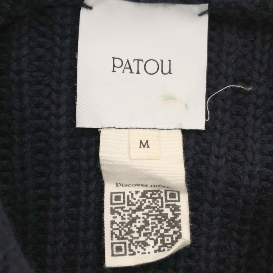 PATOU（パトゥ） eco-friendly セーラーカラーハーフジップニット