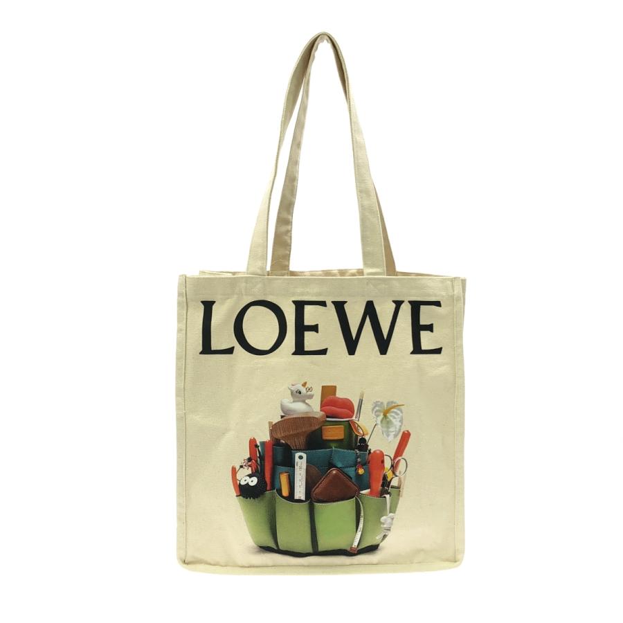 LOEWE　ロエベ　トートバッグ　ノベルティ　キャンバス　バッグ　非売品 LOEWE（ロエベ） ノベルティ クラフテッドワールド 限定キャンバス