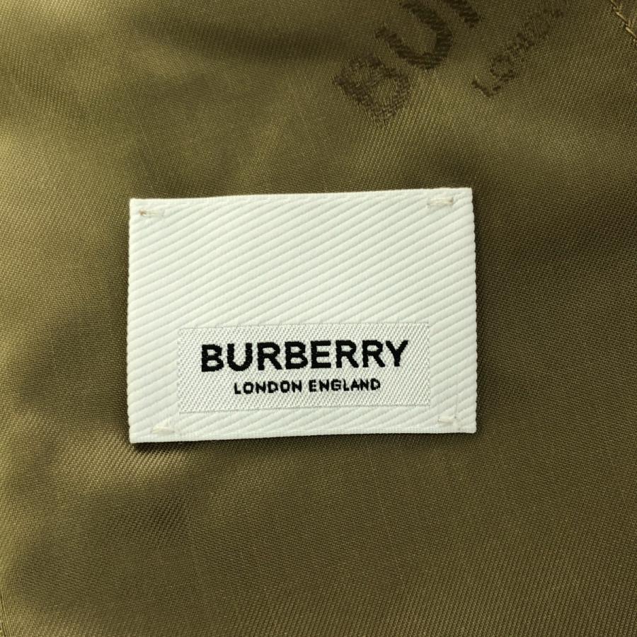 BURBERRY（バーバリー） レザーパイピングノーカラーベルテッドコート