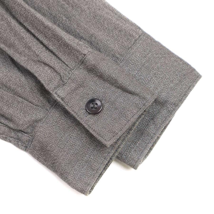 COMOLI コモリ 20AW ヨリ杢オープンカラーシャツ S03-02005