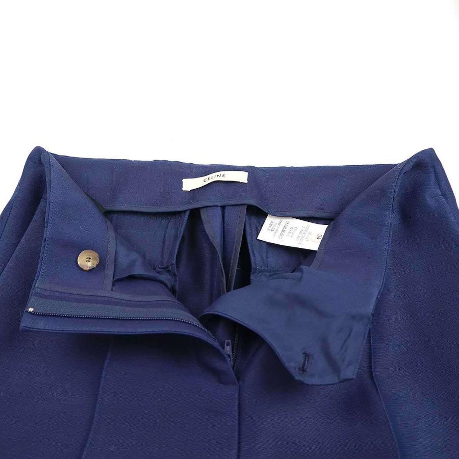 CELINE セリーヌ フィービー センタープレス パンツ CELINE / セリーヌ | フィービー期 フレア ブーツカット ワイド