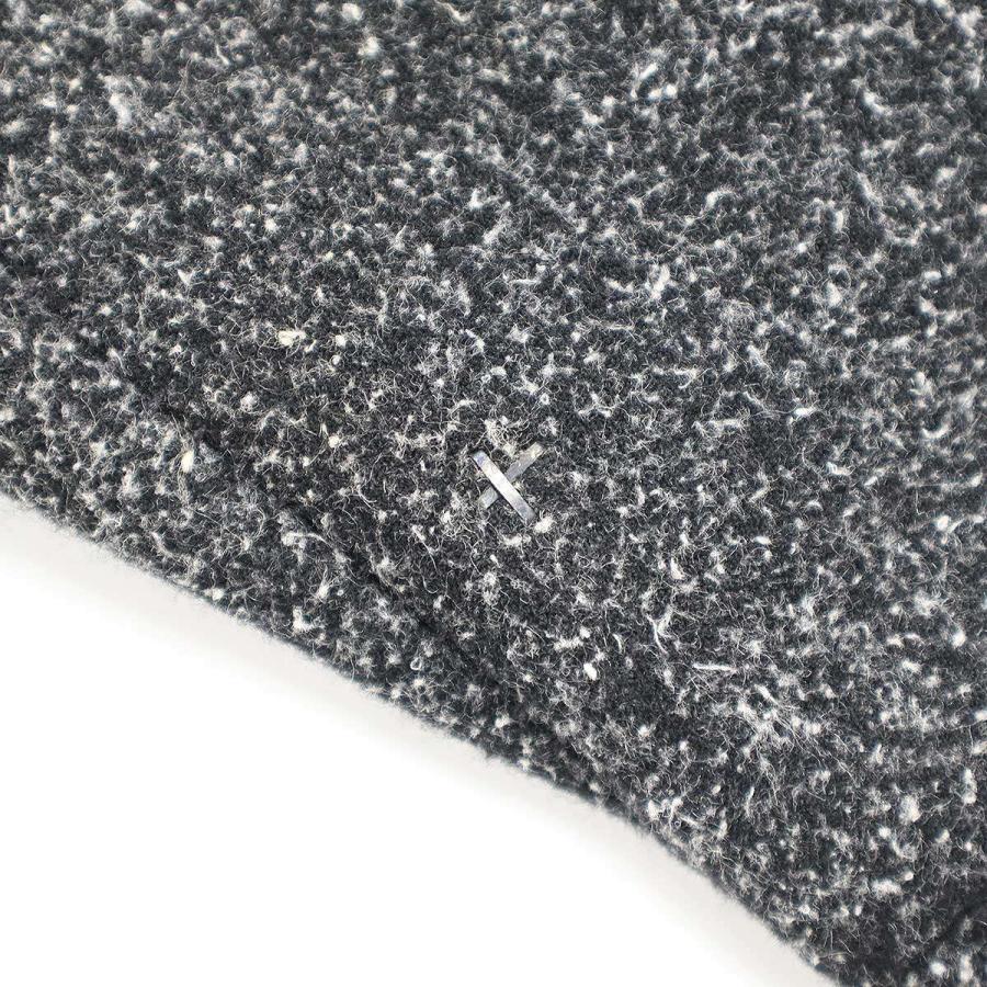 m.a＋ エムエークロス レザートグル ウールラインコート グレー