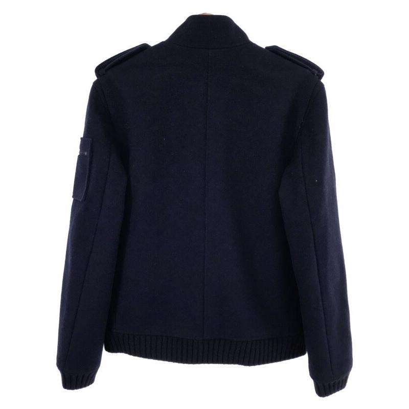 A.P.C. A.P.C アーペーセー ウールハイネックブルゾン ネイビー