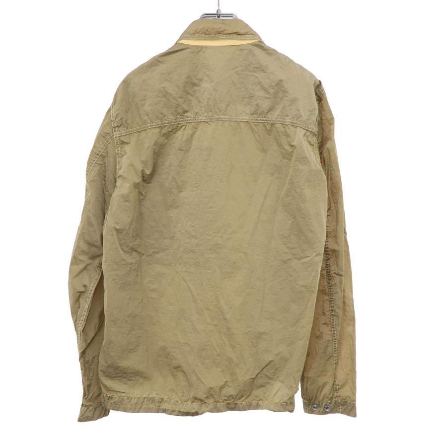 STONE  ストーンアイランド 25SS Nylon l ECONYL Overshirt ナイロンメタルシャツジャケット K1S151200005S0019 ベージュ L STONE ISLAND（ストーン アイランド） 25SS Nylon Metal ECONYL