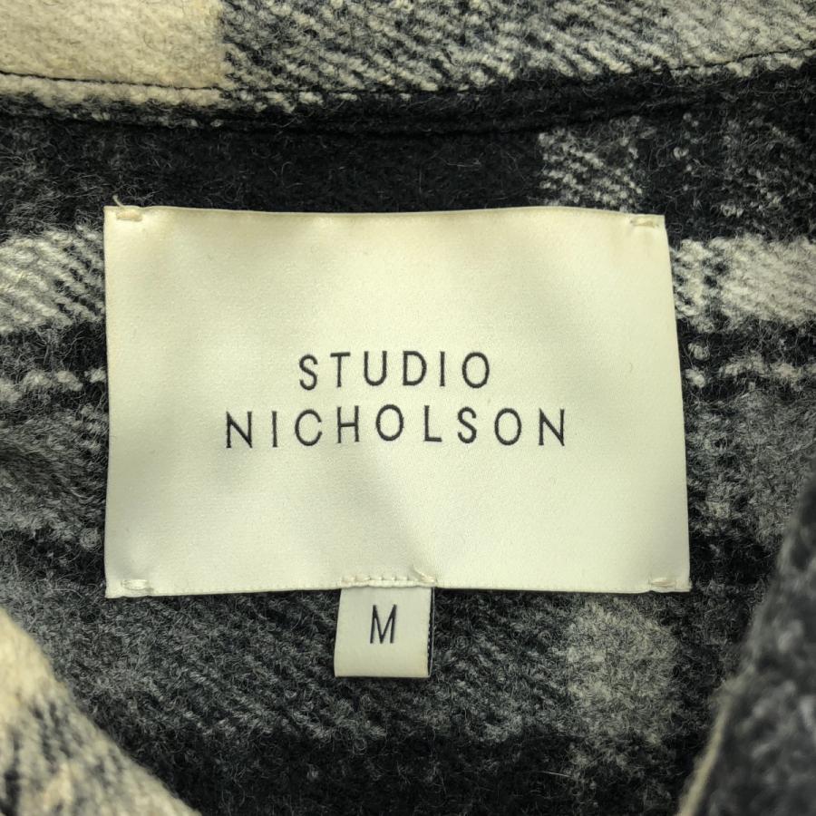 シャツ STUDIO NICHOLSON スタジオ ニコルソン RORO Boiled Wool