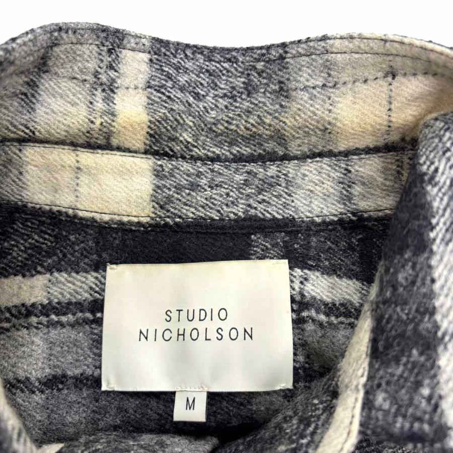 STUDIO NICHOLSON トロピカルウールシャツ シャツ STUDIO NICHOLSON スタジオ ニコルソン RORO Boiled Wool