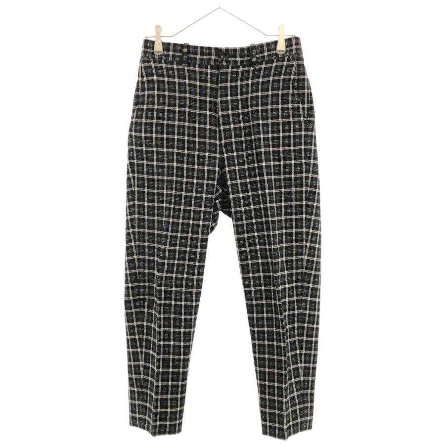 STEVEN ALAN（スティーブンアラン） チェック柄ウールスラックスパンツ