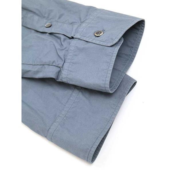 Maison Martin Margiela10 メゾンマルタンマルジェラ10 21SS Garment Dyed Poplin コットンシャツ ブルー サイズ:43 メンズ IT1TC99FUSPM｜modescape｜04