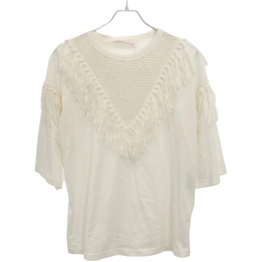 SEE BY CHLOE シーバイクロエ 19AW フリンジデザインTシャツ