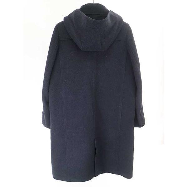 AKIRA NAKA アキラ ナカ 14AW ウールアルパカダッフルコート ネイビー 