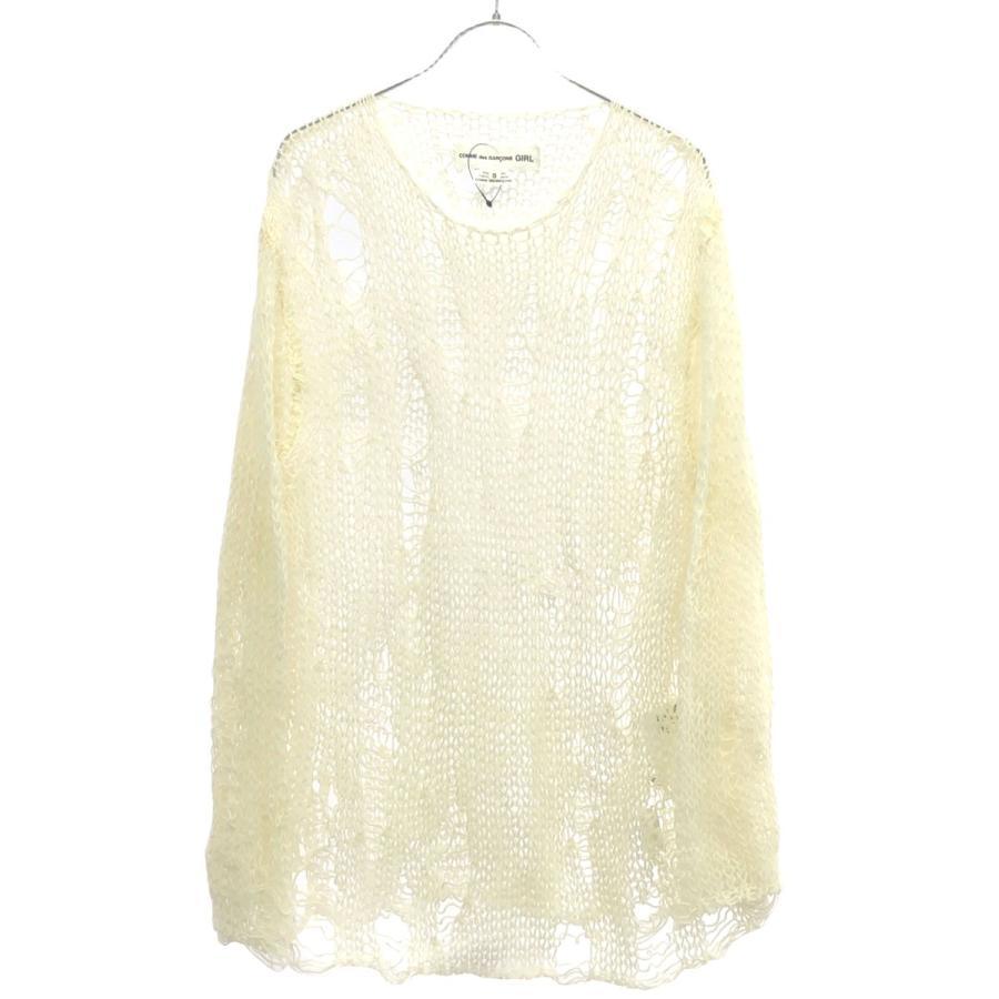 COMME des GARCONS GIRL 24AW メッシュニットセーター