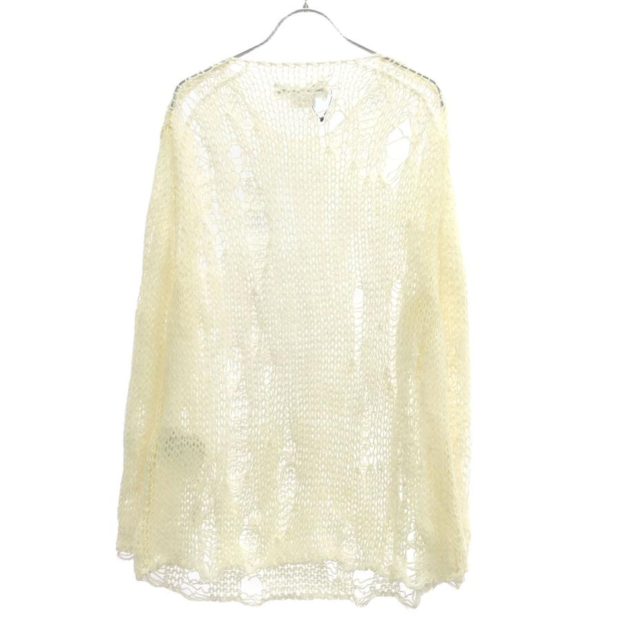 COMME des GARCONS GIRL - COMME des GARCONS GIRL コムデギャルソンガール 24AW ウールアクリルメッシュニットセーター NN-N008 アイボリー S COMME des GARCONS GIRL コムデギャルソンガール 24AW ウール