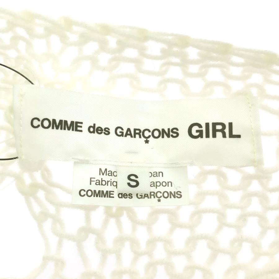 COMME des GARCONS GIRL コムデギャルソンガール 24AW ウールアクリルメッシュニットセーター NN-N008 アイボリー S modescape_rc-it1wfl9vae38-gmho