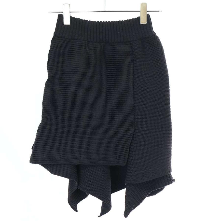 sacai サカイ 24SS Knit Skirt ニットスカート 24-07102 001 sacai サカイ 24SS Knit Skirt ニットスカート 24-07102 001